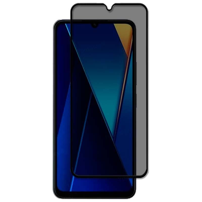 Película de vidro temperado Anti Espião Xiaomi Redmi 13C 5G / Redmi 13C 4G / Poco C65