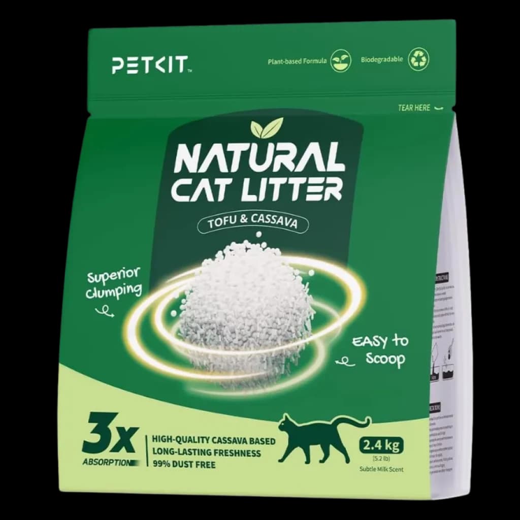 PETKIT Arena de Tofu para Gatos 100% Natural (Embalagem de 1 unidade)