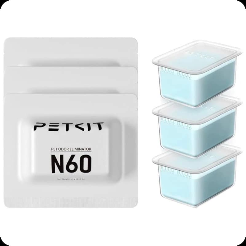 PETKIT Eliminador de odores para caixa de areia N60 para Purobot Ultra/ Purobot Max Pro (Embalagem de 3)