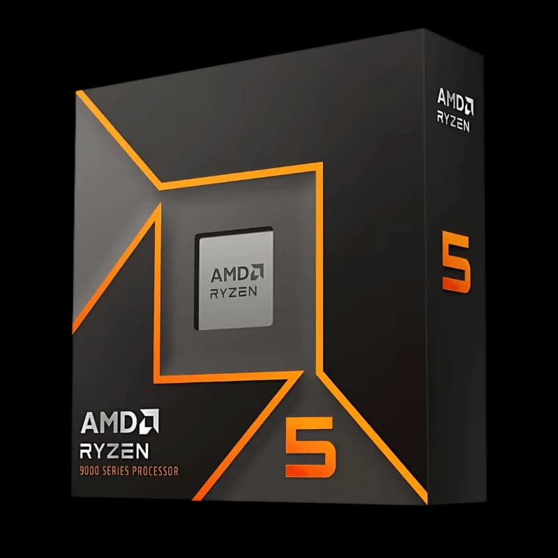 Processador AMD Ryzen 5 9600X 3,9 GHz.