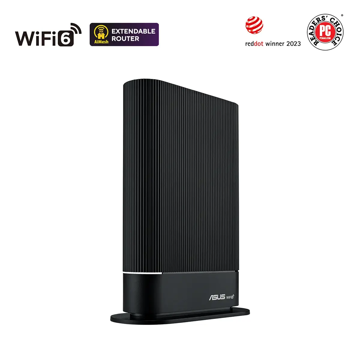 Router sem fios Gigabit Ethernet de banda dupla (2,4 GHz / 5 GHz) 4200 Mbps, MU-MIMO, preto ASUS RT-AX59U
