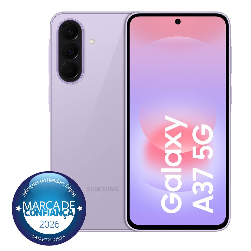 Samsung Galaxy A37 5G 128 GB Lavande Ecrã de 5000 mAh 6 GB de RAM Com One UI 8.5