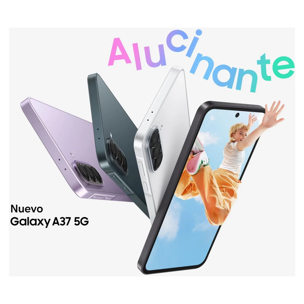Samsung Galaxy A37 5G 256 GB Branco Bateria de 5000 mAh 8 GB de RAM Taxa de atualização de 120 Hz