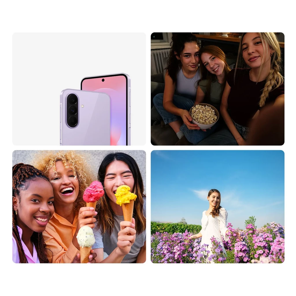 Samsung Galaxy A37 5G 256 GB Branco Bateria de 5000 mAh 8 GB de RAM Taxa de atualização de 120 Hz