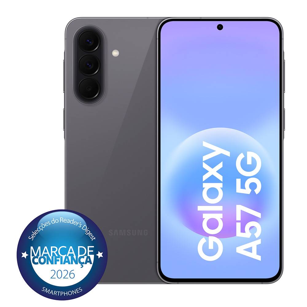 Samsung Galaxy A57 5G 128 GB Cinza Ecrã de 6,6 polegadas 8 GB de RAM Câmara de 50 MP