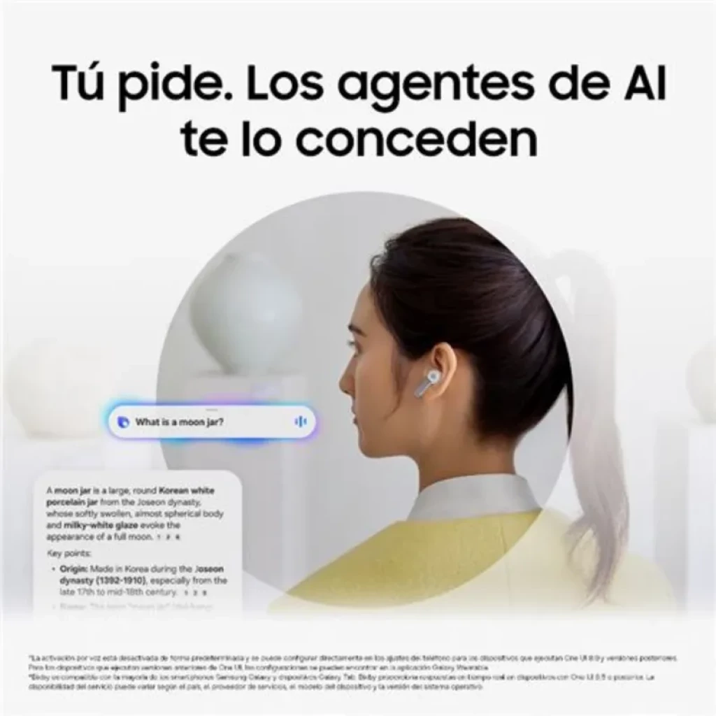 Samsung Galaxy Buds4 R540 Preto Bluetooth 6.1 ANC Design - Auriculares sem fios