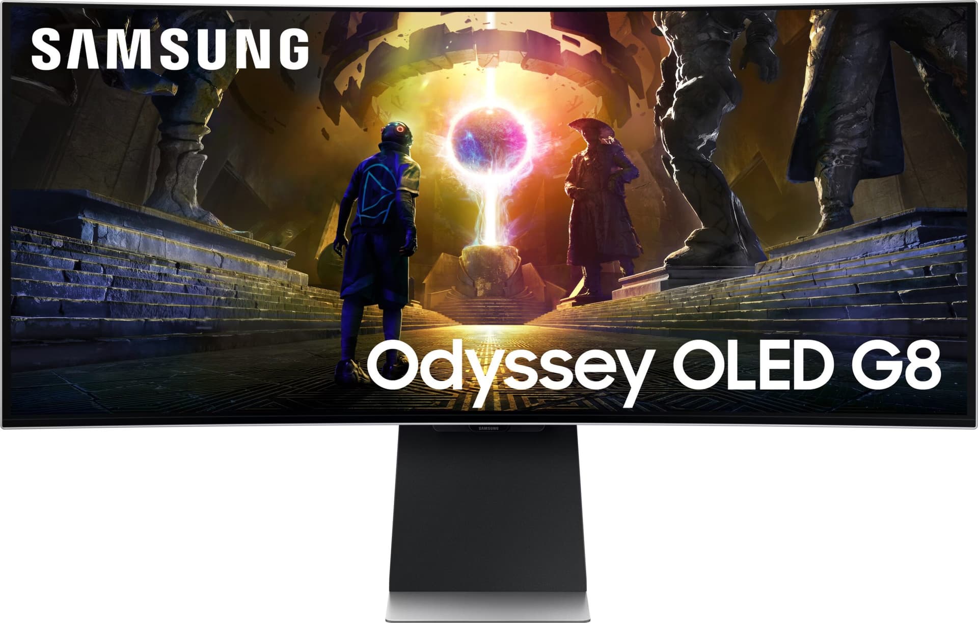 Samsung Odyssey G85SD 34" UWQHD OLED 175Hz FreeSync Curvo Prata