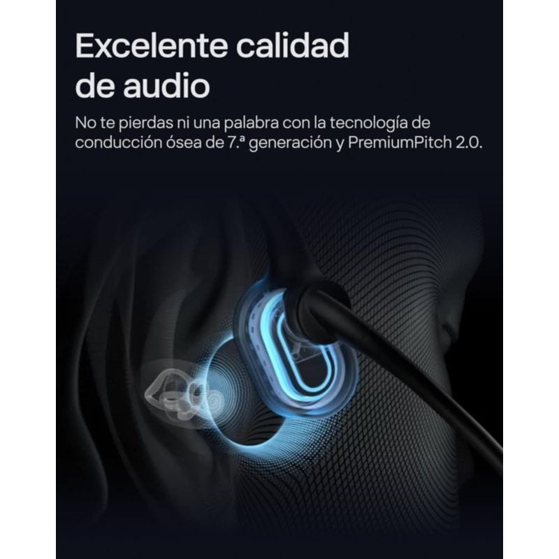 Shokz OpenComm 2 UC USB-A Preto de condução óssea