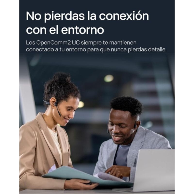 Shokz OpenComm 2 UC USB-A Preto de condução óssea