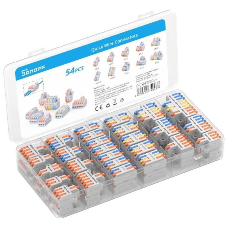 Sonoff D1-2 - Conector para Emenda de Cabo 54 Unidades