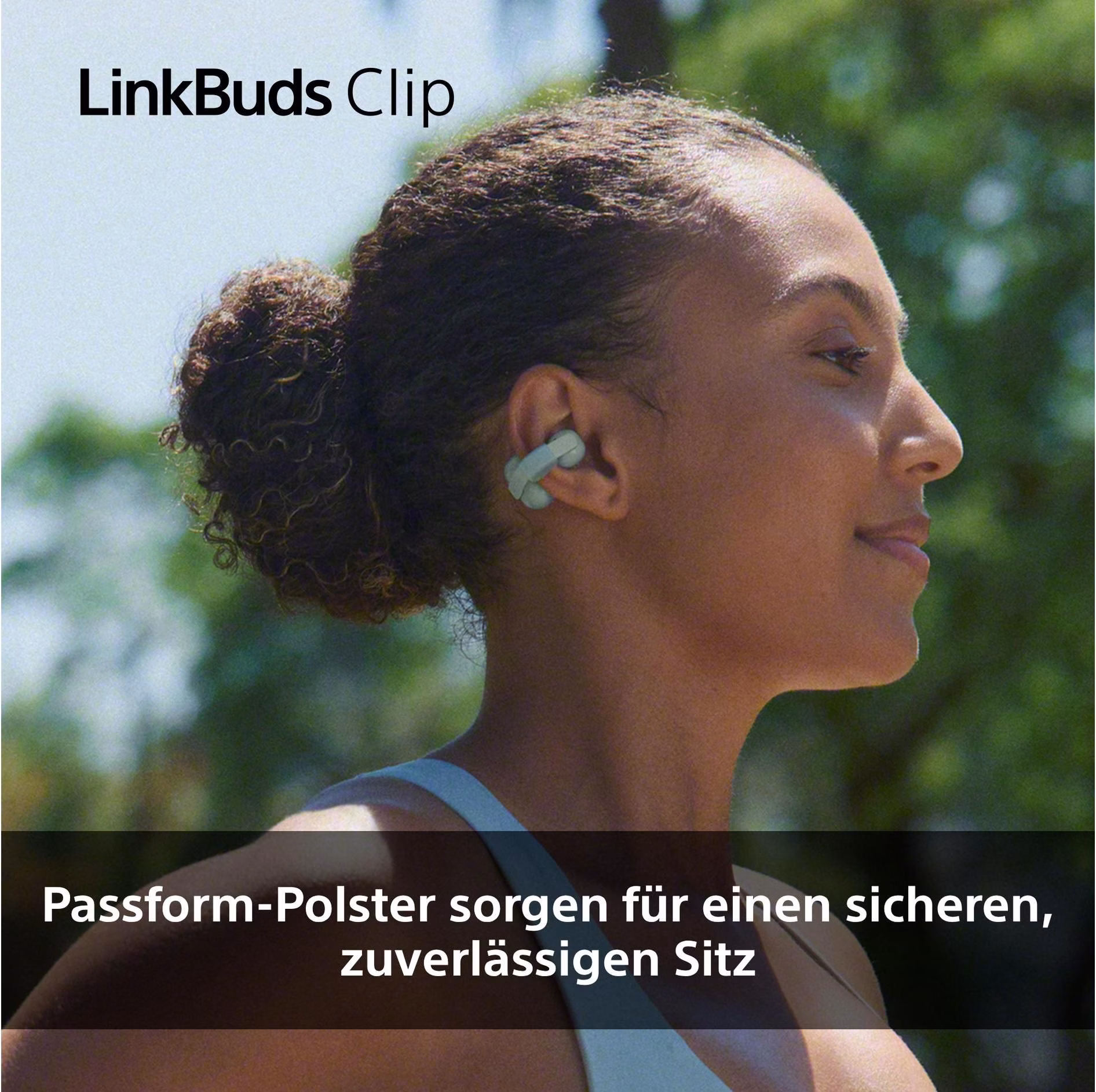 Sony LinkBuds Clip WF-LC900 Lavanda - Auriculares TWS Open-ear com 3 modos de audição