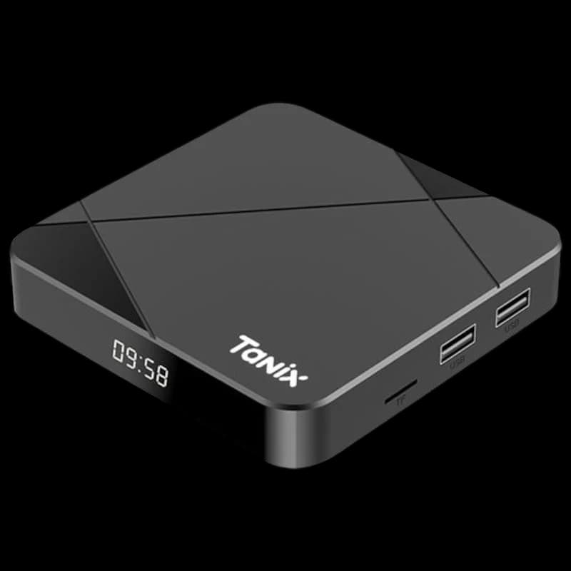 Tanix TX5 S905Y5 2 GB/16 GB WiFi 6 Bluetooth 5.0 Controlo por voz Android 14