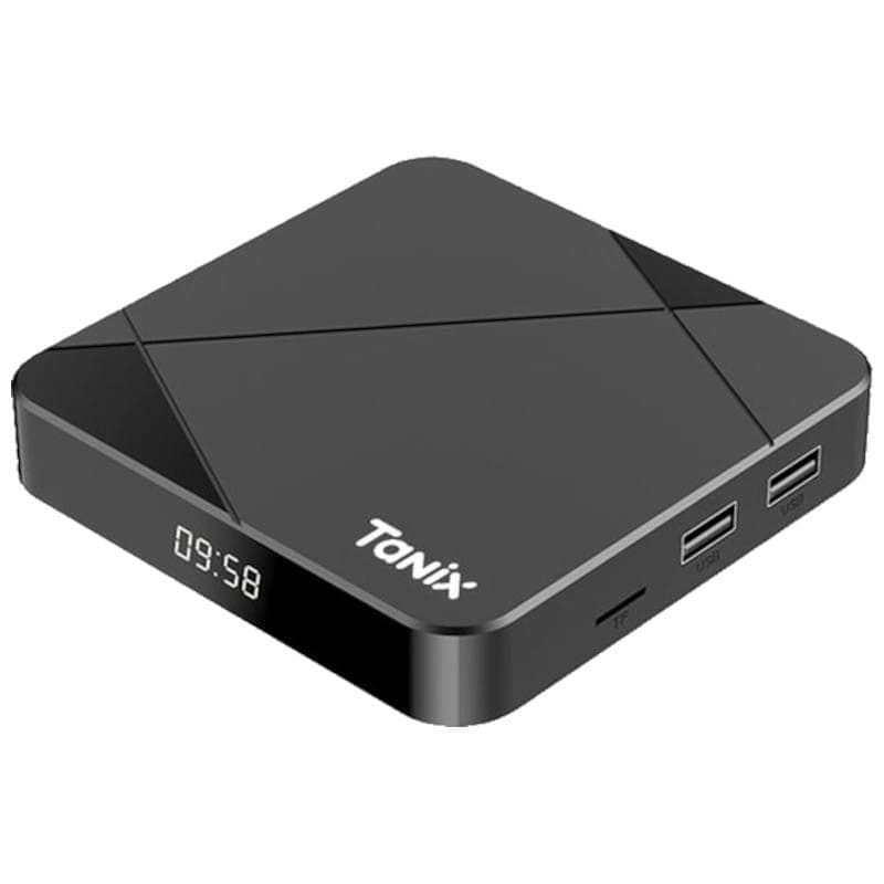 Tanix TX5 S905Y5 4 GB/32GB WiFi6 Bluetooth 5.0 Controlo por voz Android 14
