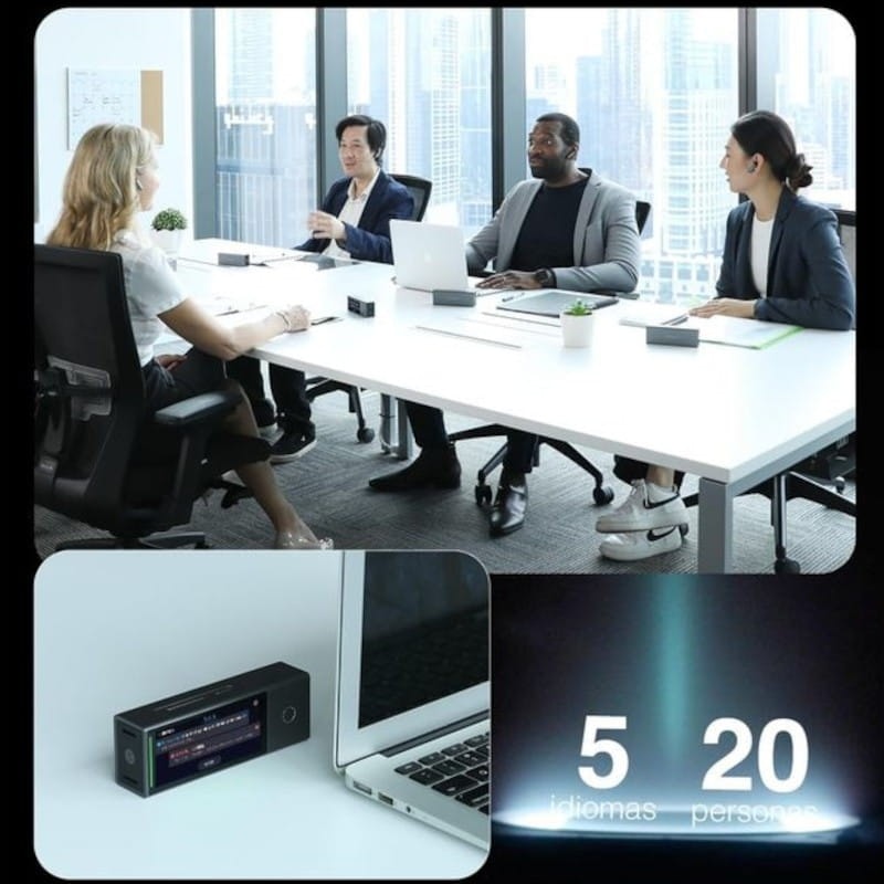 Timekettle X1 AI Interpreter Hub Preto