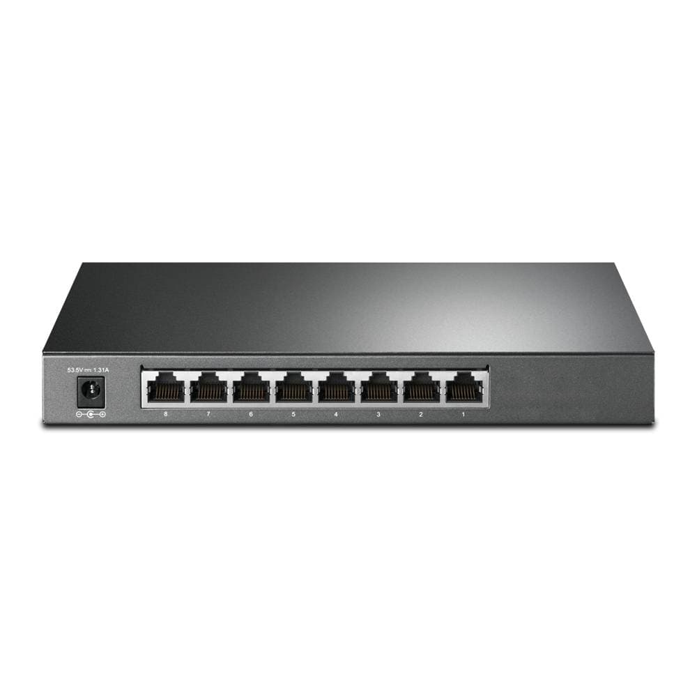 TP-Link TL-SG2008 Switch Smart JetStream Gigabit 8 portas com 4 portas PoE+ Preto