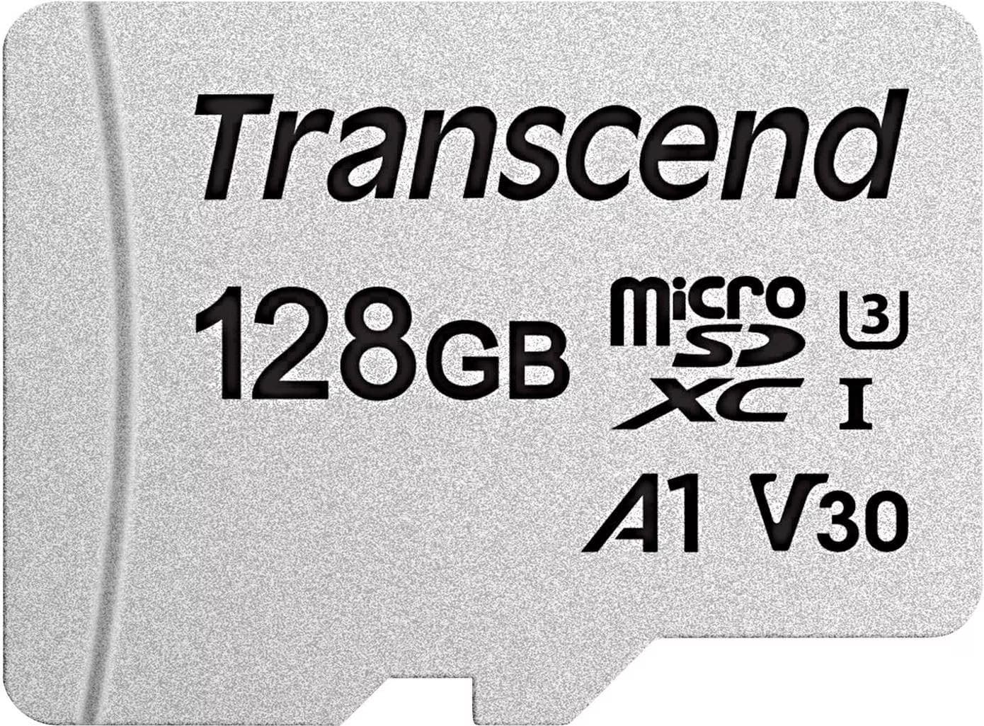 Transcend TS128GUSD300S 128 GB Classe 10 UHS-I U3 V30 A1 - Cartão microSD