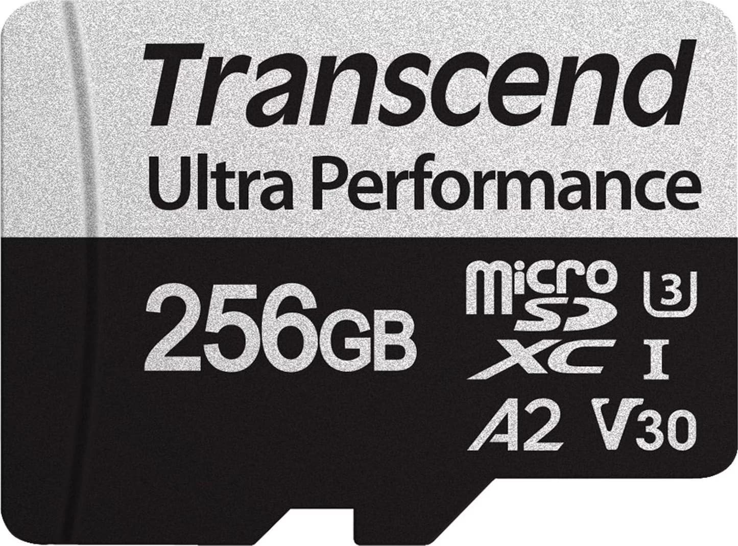 Transcend TS256GUSD340S 256 GB Classe 10 UHS-I U3 V30 A2 / - Cartão microSD