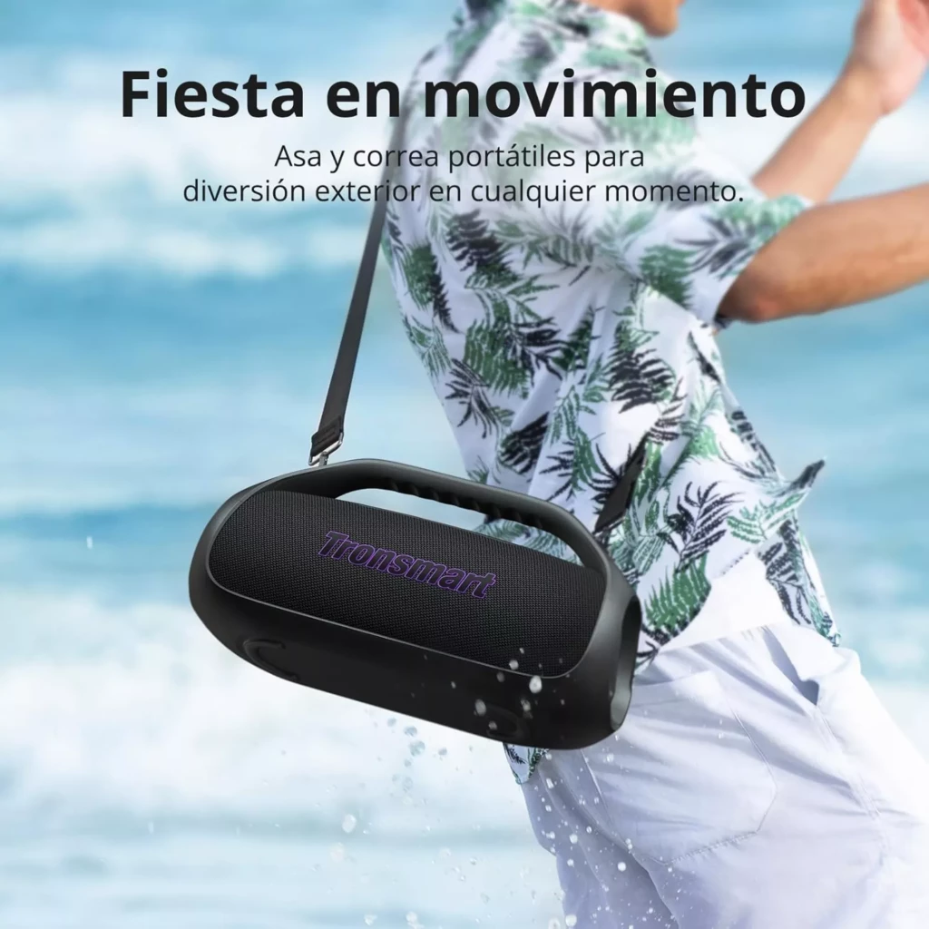Tronsmart Bang 2 Azul 90 W - Coluna Bluetooth com som 2.1 e bateria com autonomia de 26 horas