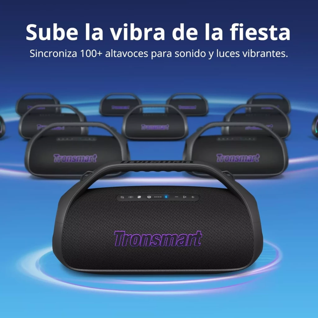 Tronsmart Bang 2 Azul 90 W - Coluna Bluetooth com som 2.1 e bateria com autonomia de 26 horas