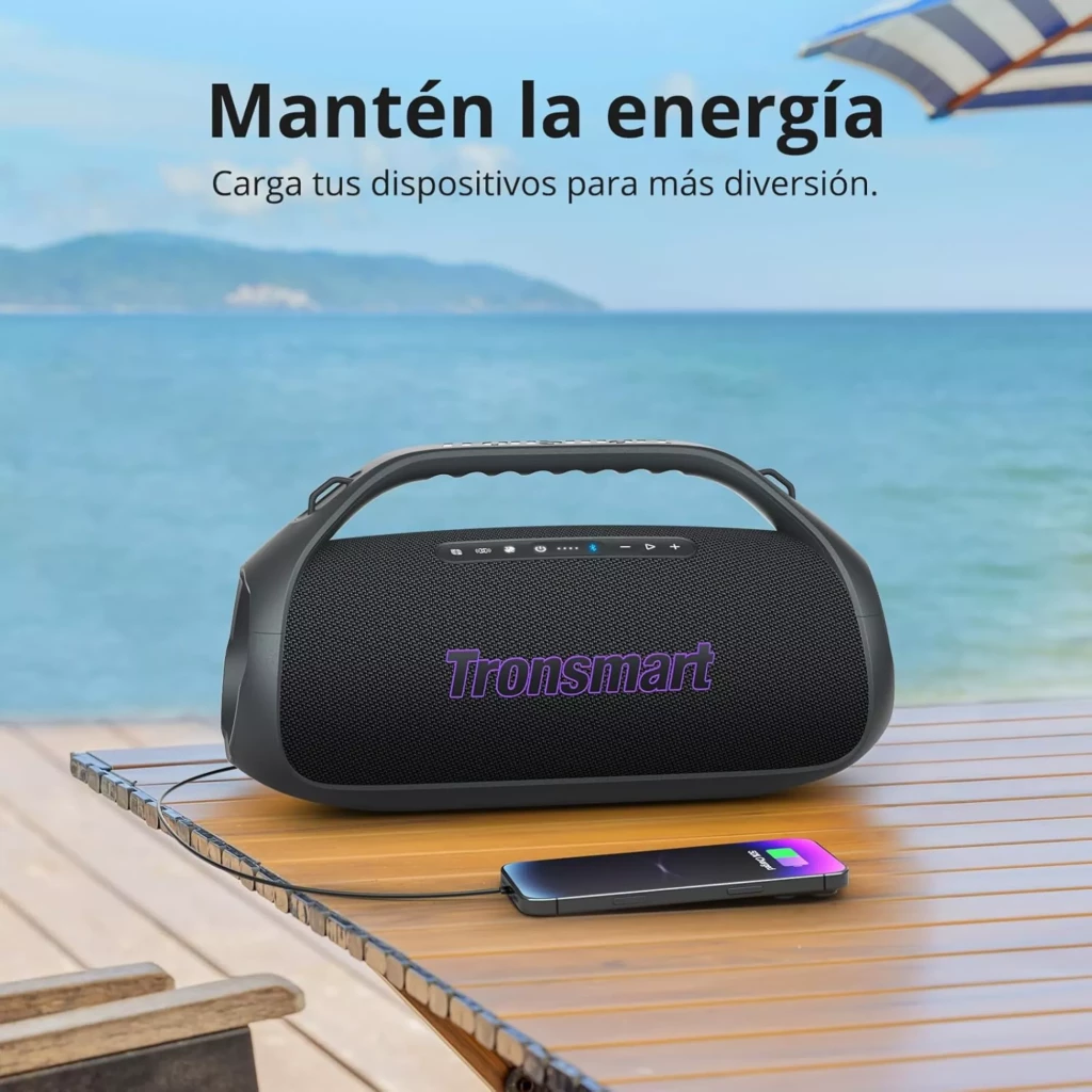 Tronsmart Bang 2 Azul 90 W - Coluna Bluetooth com som 2.1 e bateria com autonomia de 26 horas