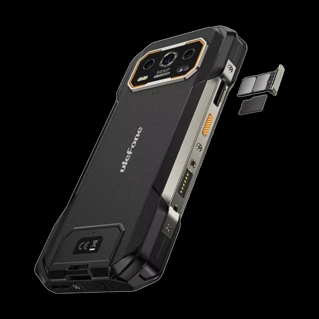 Ulefone Armor 27T Plus 256 GB Preto Robusto Câmara térmica FLIR melhorada 12 GB de RAM Ecrã de 6,78"