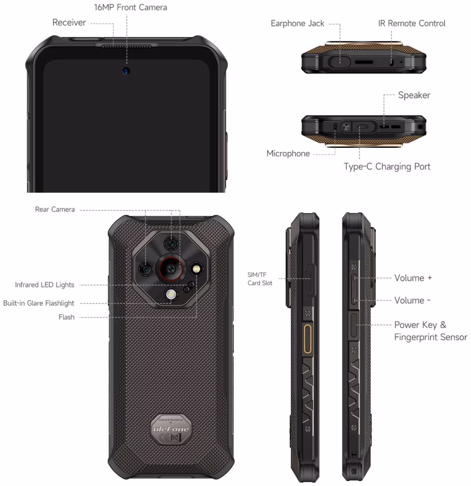 Ulefone Armor X16 6GB/128GB Preto