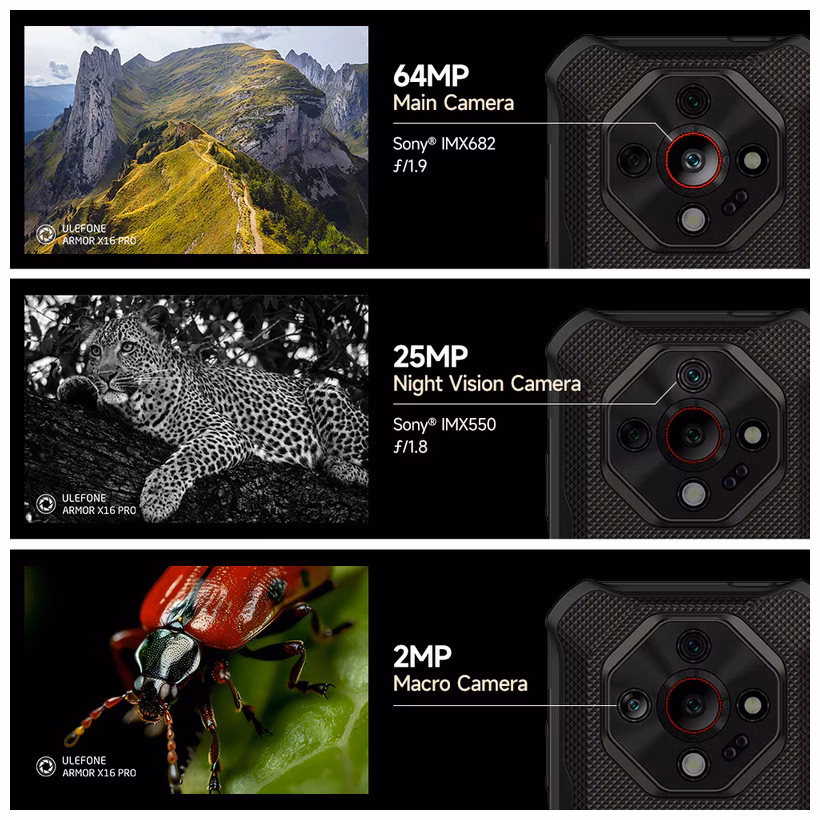 Ulefone Armor X16 6GB/128GB Preto