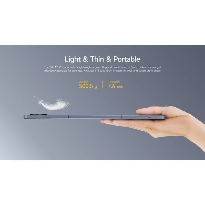 Ulefone Tab A11 Pro 4G 11 8GB/128GB Android 14 Cinzento - Tablet