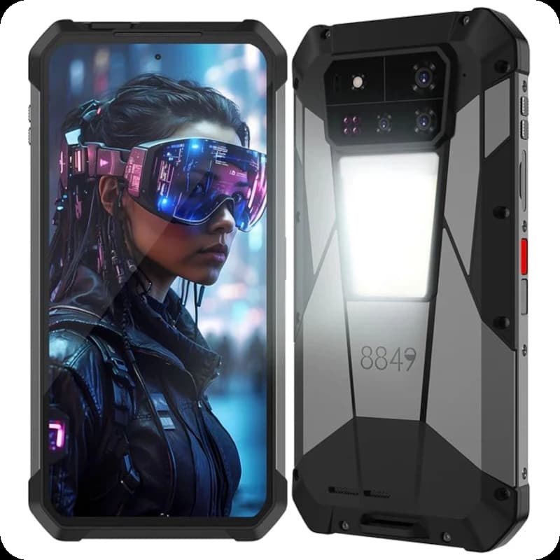 Unihertz 8849 Tank 4 Pro Cinema Projector 5G 18GB/1TB Preto Rugged