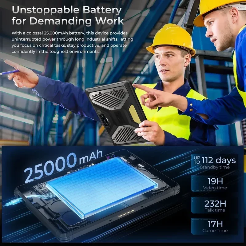 Oukitel RT10 Industry 512 GB 5G 12 GB de RAM com leitor de código de barras
