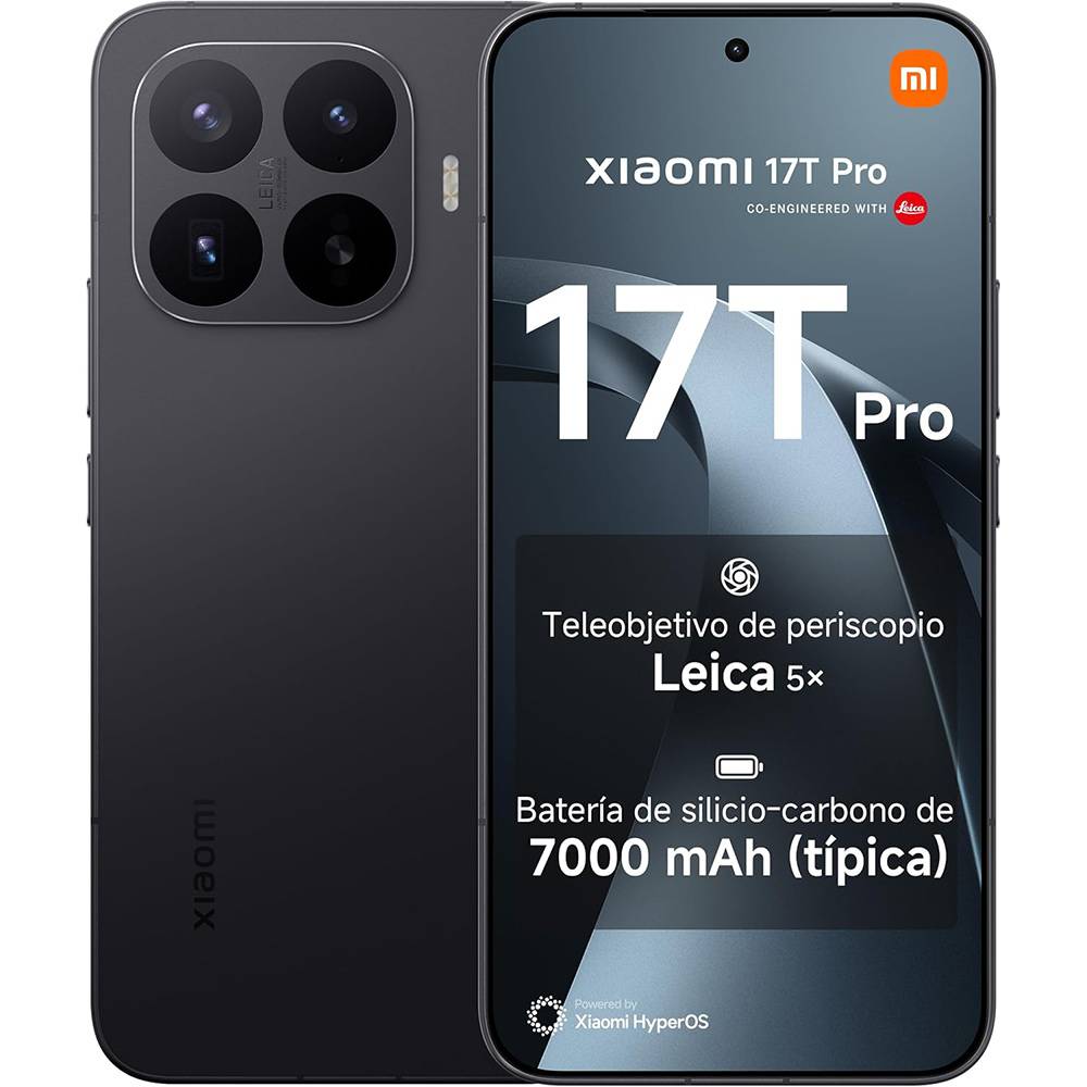 Xiaomi 17T Pro 5G 512 GB Preto 12 GB MediaTek Dimensity 9500