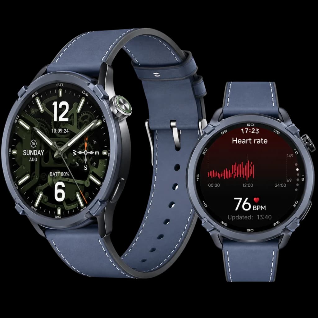 Xiaomi Watch S5 46 mm Smartwatch 1,48" AMOLED 21 dias GPS de banda dupla 5ATM Azul Cerâmico