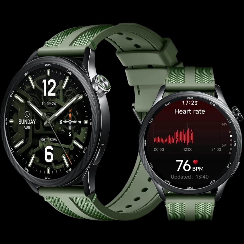 Xiaomi Watch S5 46 mm Smartwatch 1,48" AMOLED 21 dias GPS de banda dupla 5ATM Verde Selva
