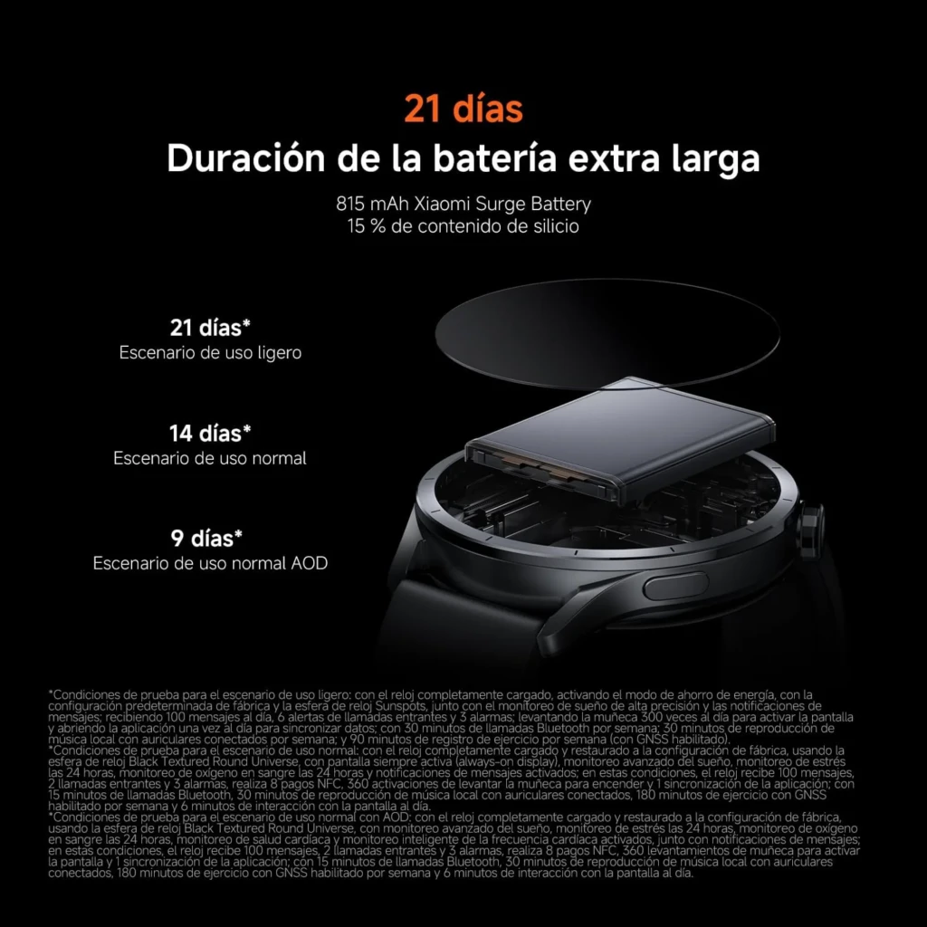 Xiaomi Watch S5 46 mm Smartwatch 1,48" AMOLED 21 dias GPS de banda dupla 5ATM Verde Selva