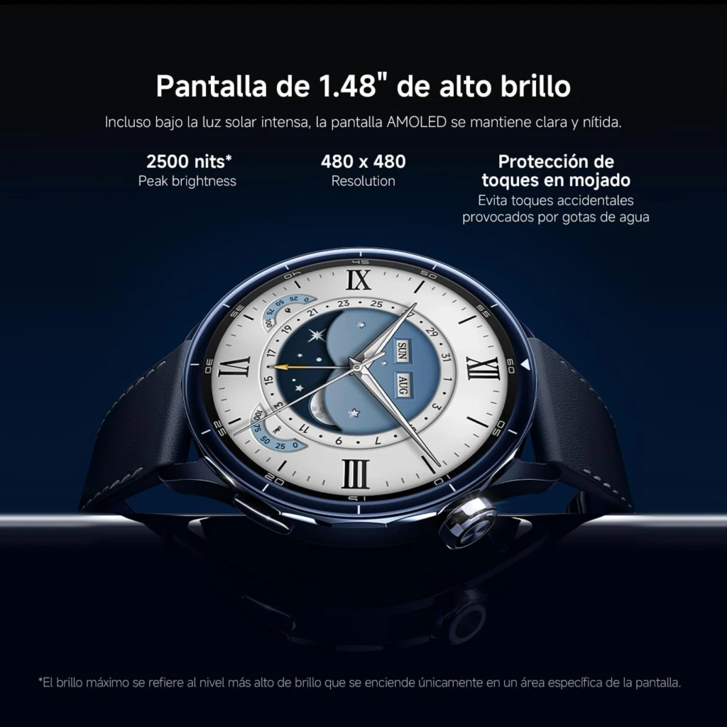 Xiaomi Watch S5 46 mm Smartwatch 1,48" AMOLED 21 dias GPS de banda dupla 5ATM Verde Selva