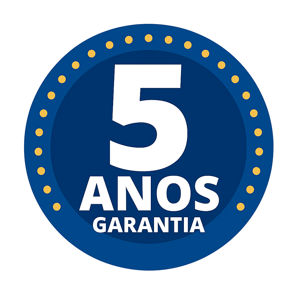 5 anos de garantia
