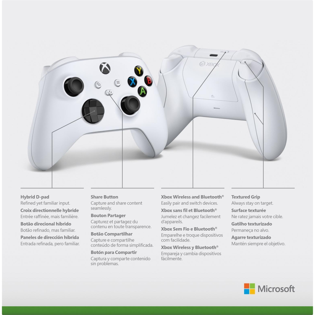 122 Xbox Wireless Controller - Robot White