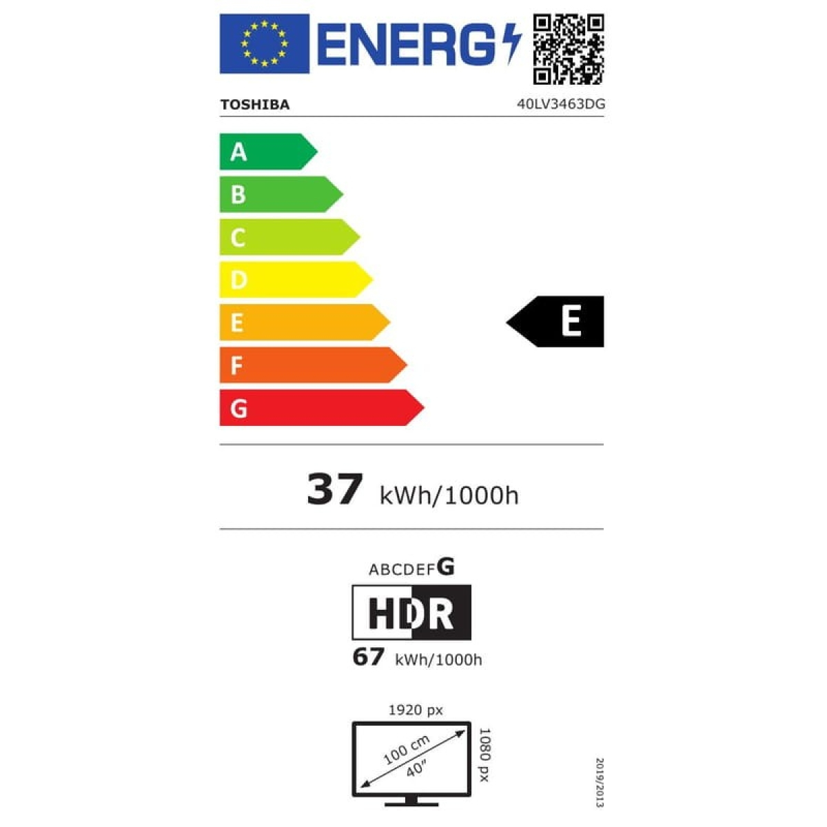 Toshiba 40LV3463DG 40″ FullHD Smart TV