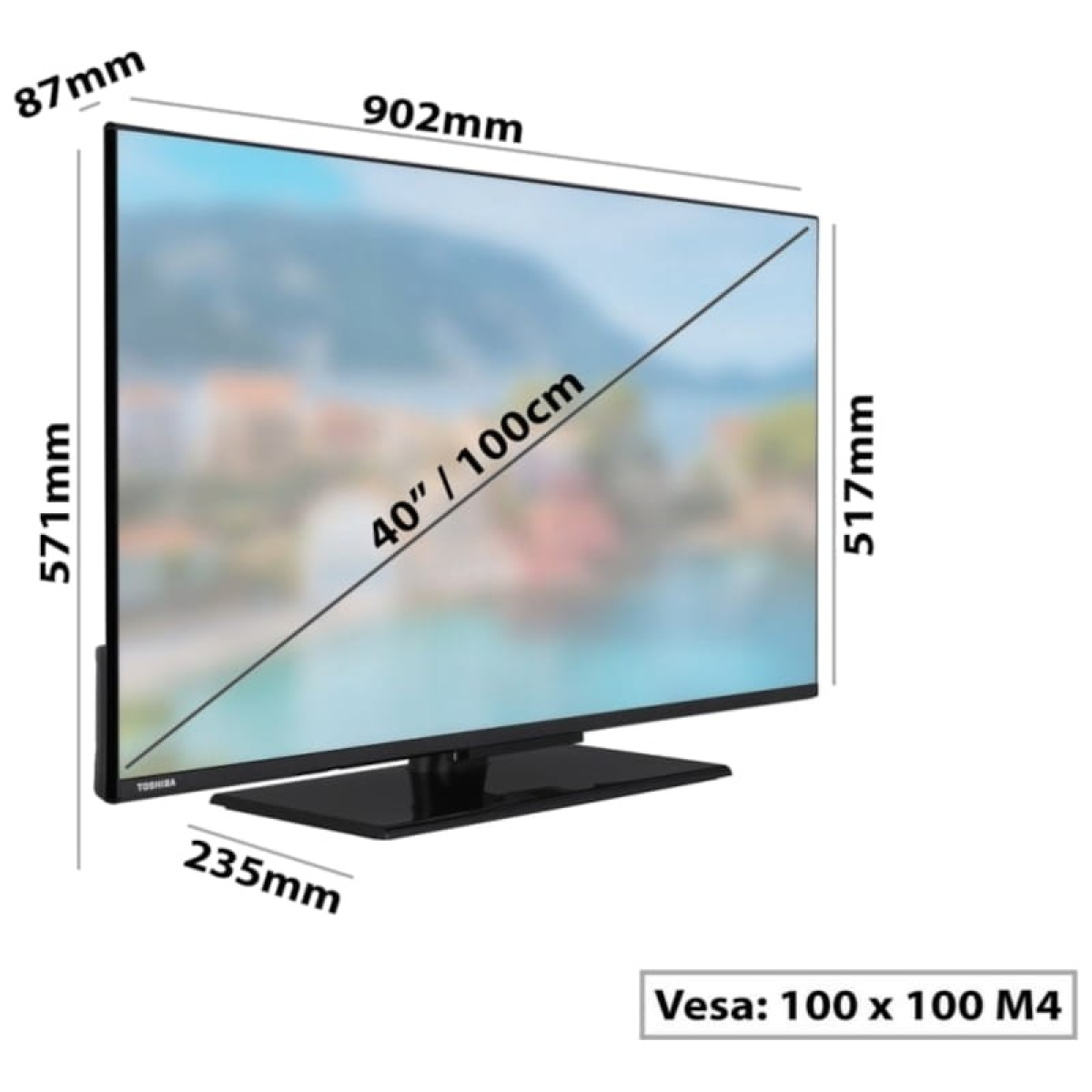 Toshiba 40LV3463DG 40″ FullHD Smart TV