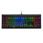 Teclado Mecânico Sharkoon SKILLER SGK60 RGB USB-C ES Switch Castanho