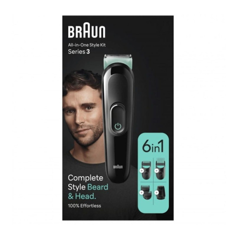 Máquina de Barbear Elétrica 6 em 1 Braun MGK3411