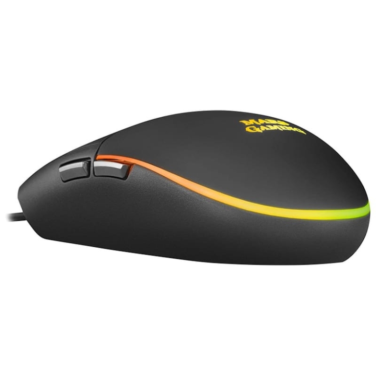Teclado com fio e Rato Mars Gaming MCPTKLES RGB 3200DPI Design TKL Espanhol USB