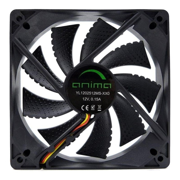Ventilador de PC Tacens Anima AF12, 9 lâminas, 12 cm,