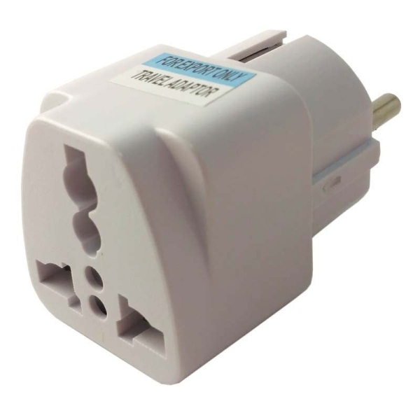 Adaptador de viagem – Pines Reino Unido a Europeia