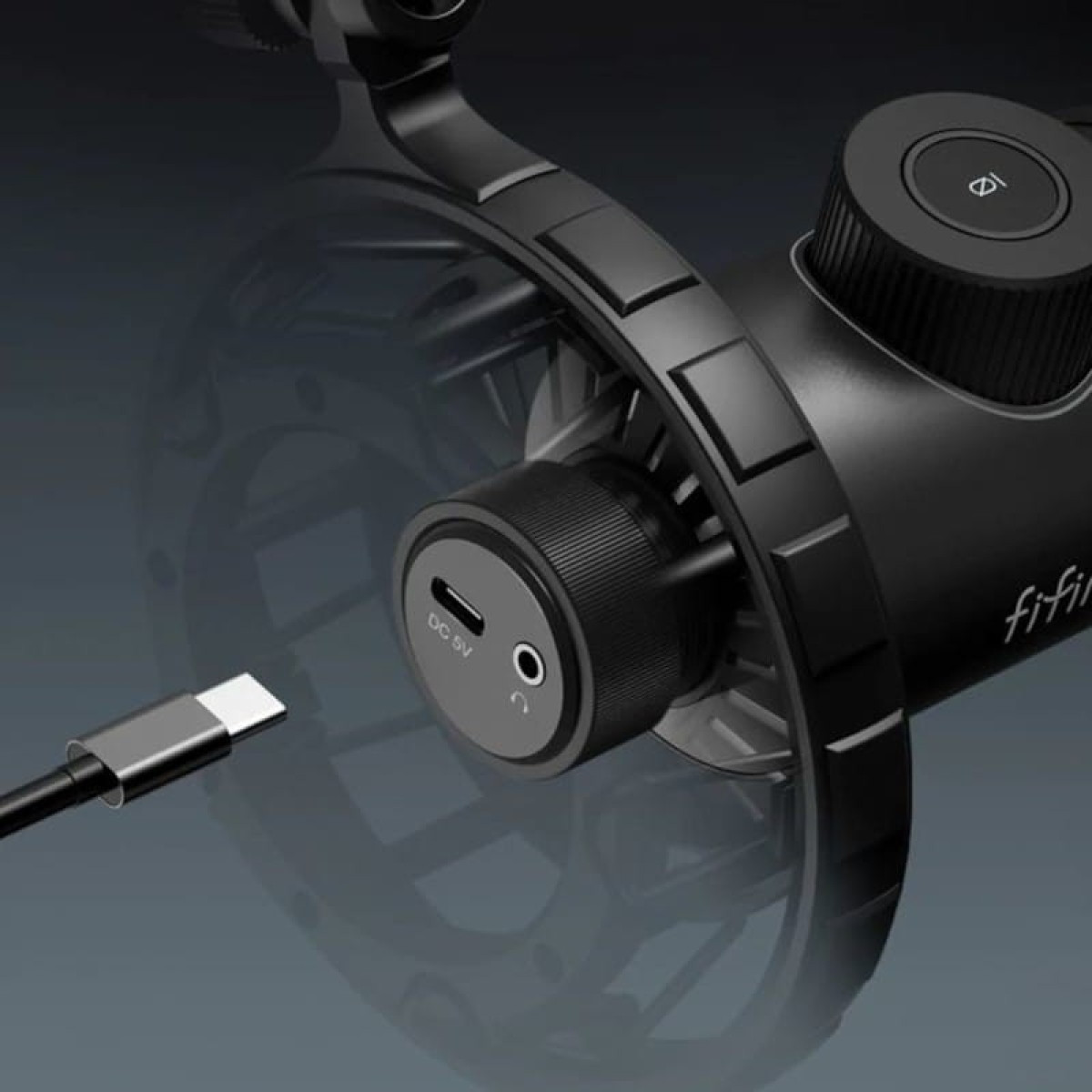 Fifine K658 RGB Microfone USB