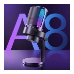 Fifine AmpliGame A8 RGB Microfone USB Tipo C