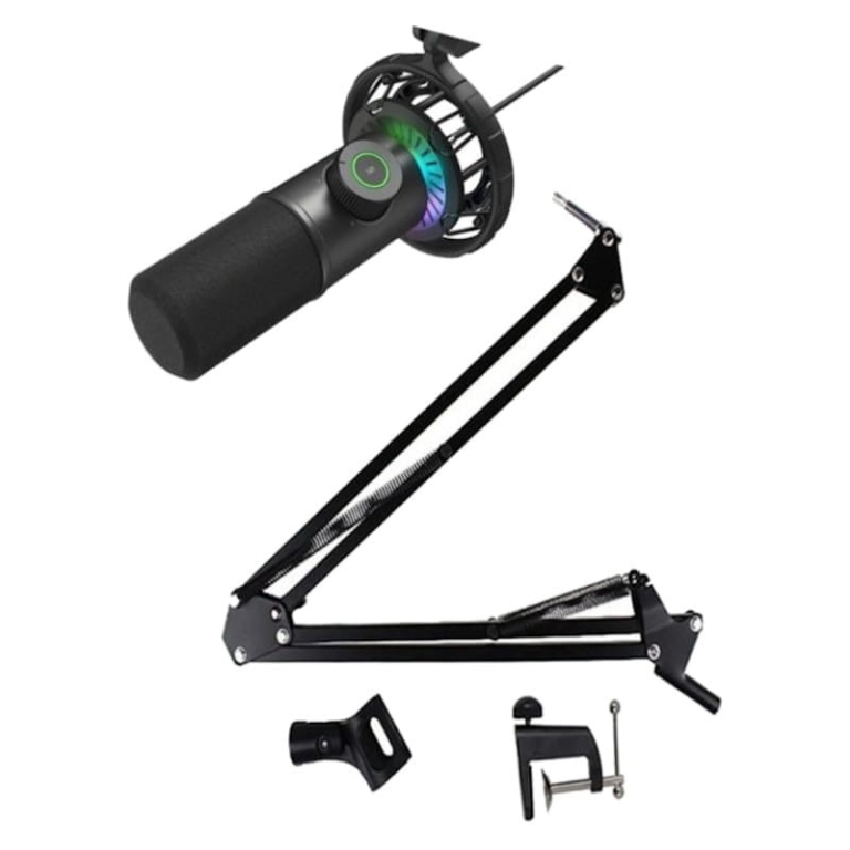 Fifine K658 RGB Microfone USB