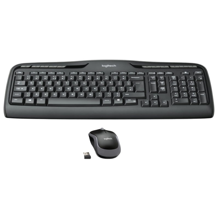 Pack de teclado de membrana e Rato Logitech MK330 – 1000 DPI