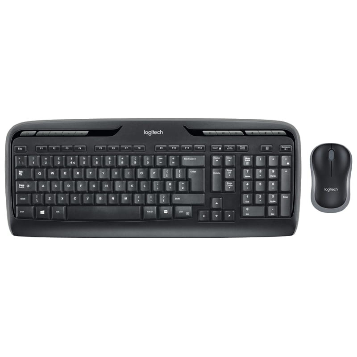 Pack de teclado de membrana e Rato Logitech MK330 – 1000 DPI