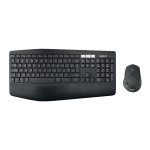 Teclado de membrana sem fio espanhol Logitech MK850 Performance + Rato sem fio – 1000 DPI